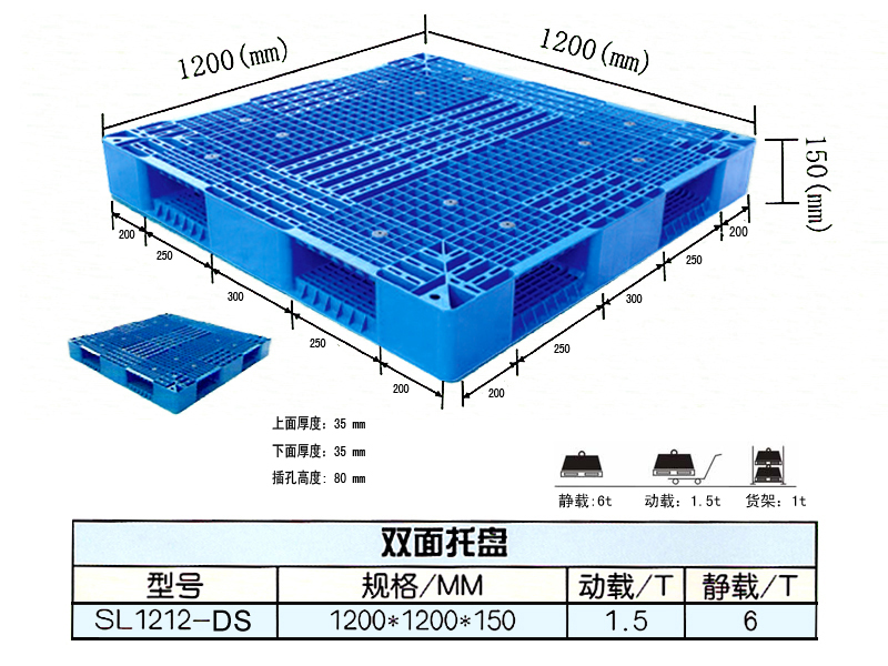 雙面塑料托盤(pán)